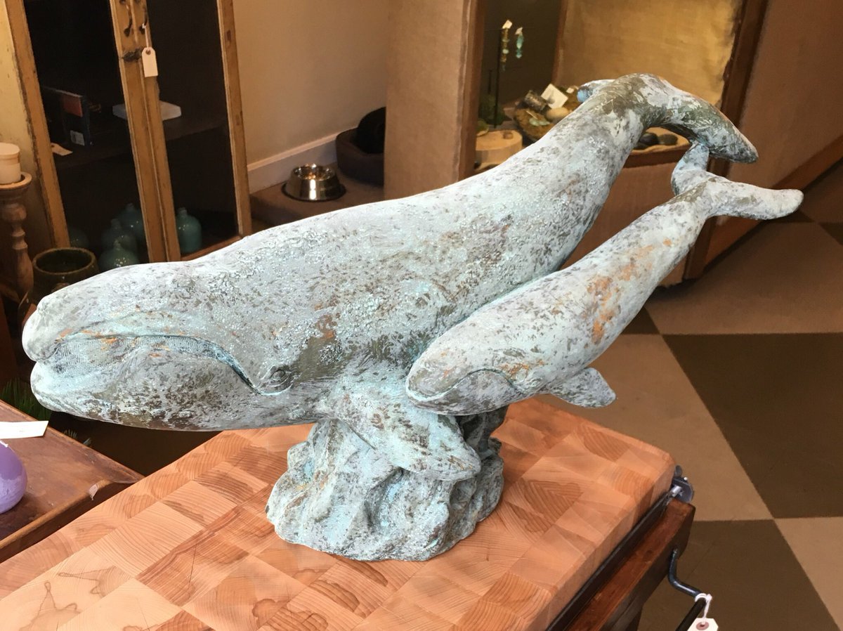 Sea-life collection: a majestic right whale &amp; calf would make the perfect centerpiece for your home. #provincetown