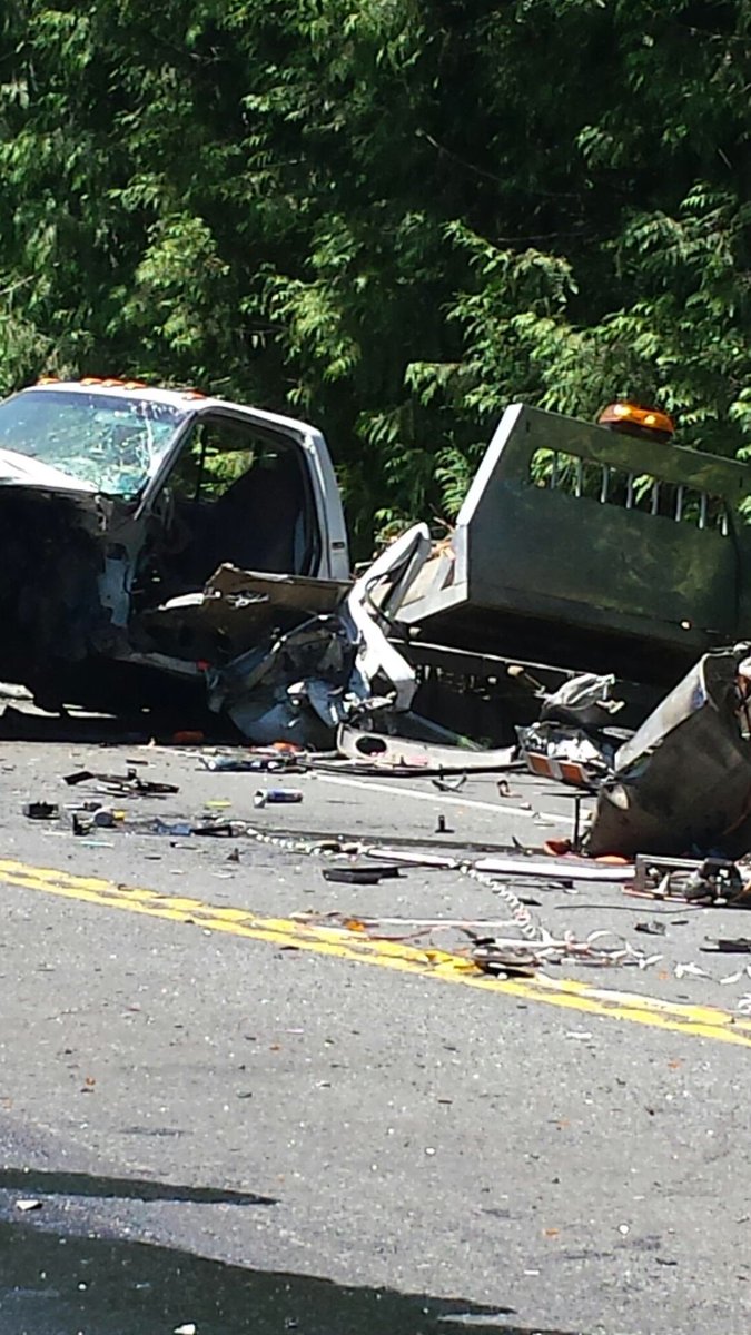 Preston Fall City Road is still closed after a serious accident this