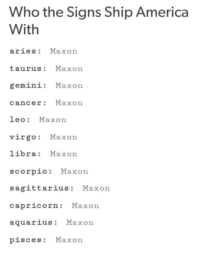 maxonsdear_'s tweet photo. Los signos que shippean a América con... https://t.co/HNn53fYqzn