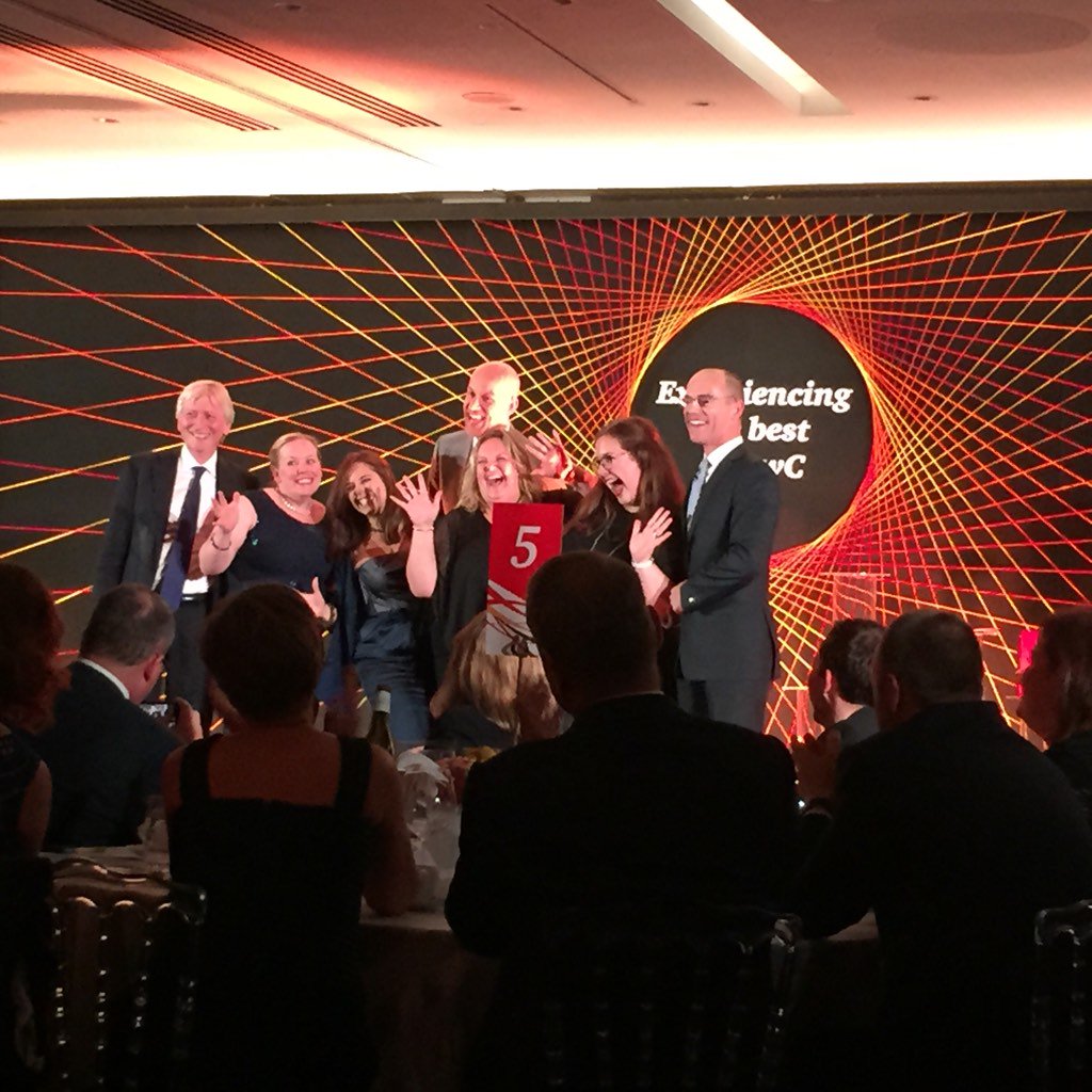 RachelSThomas84's tweet photo. And the Chairman's Award goes to the PwC Pantomime 30th Year team! Congratulations #PwCAwards https://t.co/FHFiwA6T8J
