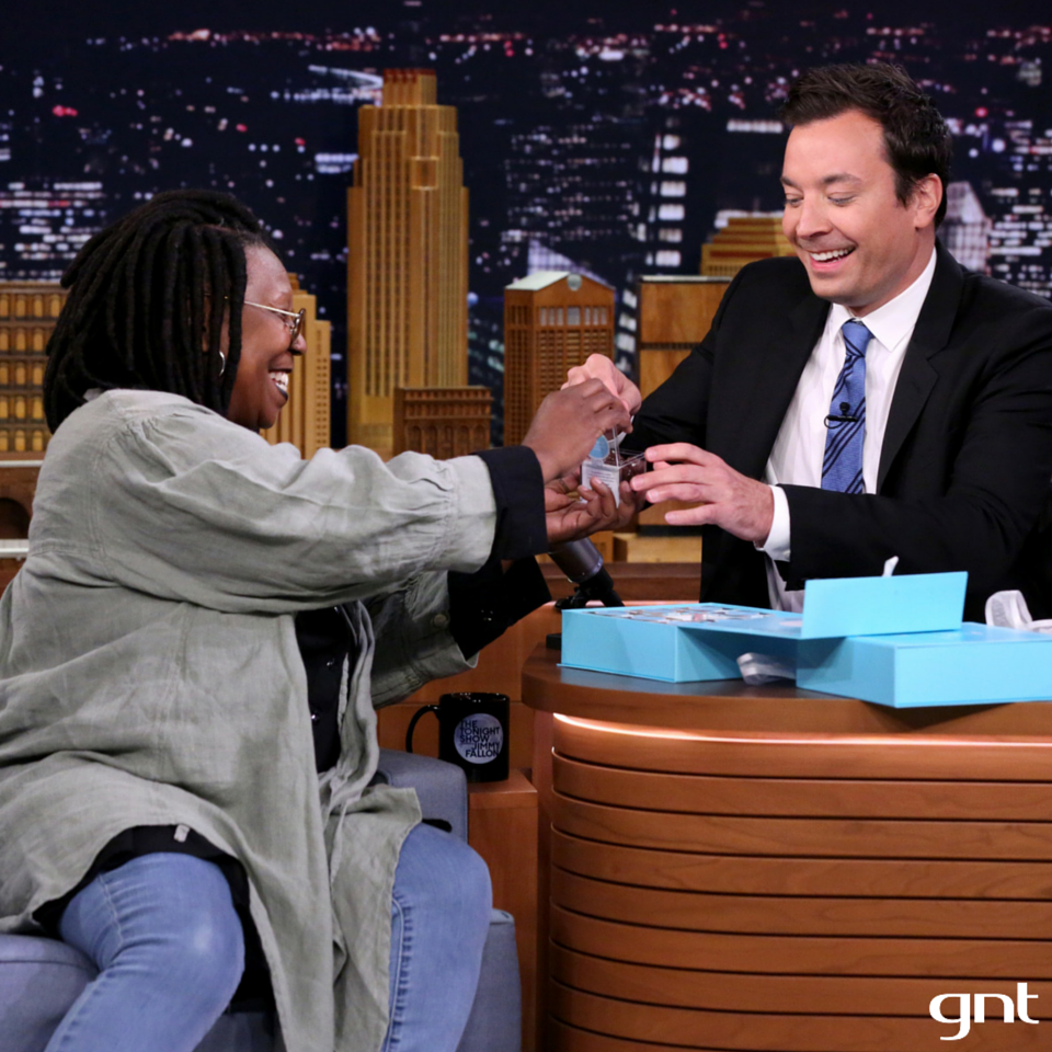 canalgnt's tweet photo. Os convidados do #JimmyFallonNoGNT, à 1h, são #WhoopiGoldberg, #BenSimmons e #KevinDelaney 😉 Não vai perder, hein? https://t.co/ZMSi2vi1cd