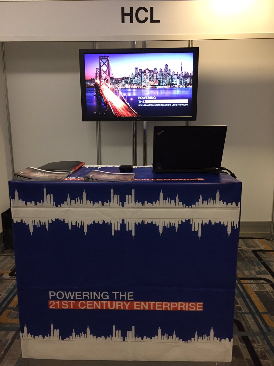 manojknchry's tweet photo. #hcltech at #MDBW16 https://t.co/rqrXApvvu6