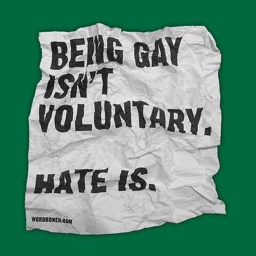 TheMattStout's tweet photo. Being gay isn't voluntary. Hate is. 

Regardless of how you identify retweet if you agree. https://t.co/RqLcT9w96H