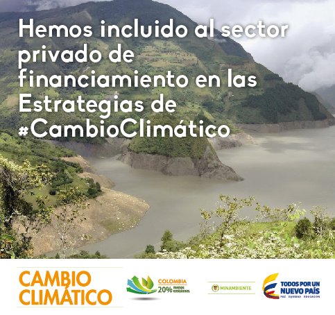 El sector privado juega un papel fundamental en la ejecución de las estrategias de adaptación al #CambioClimático.