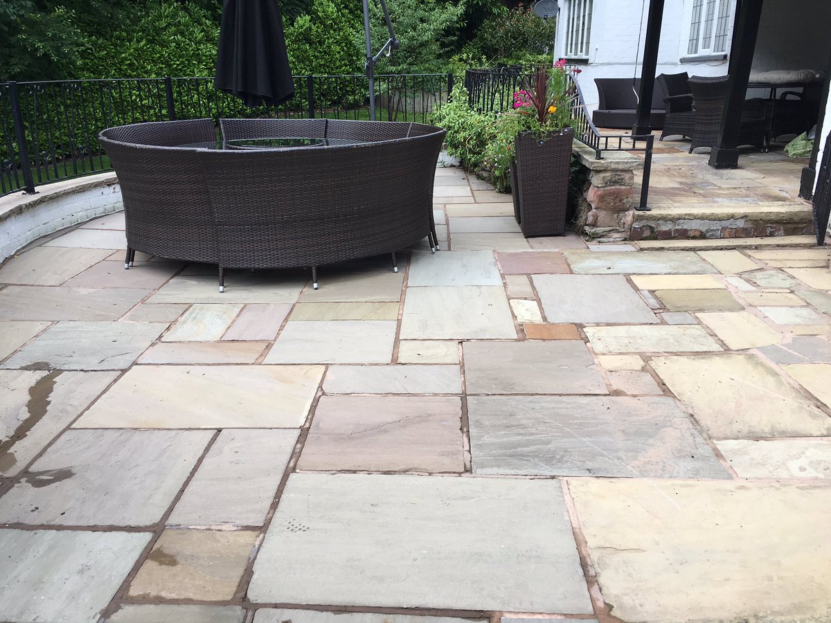 CPCPowerClean's tweet image. Another patio cleaned in #wilmslow yesterday ready for pre #prom #celebrations! #cheshire #cleaning