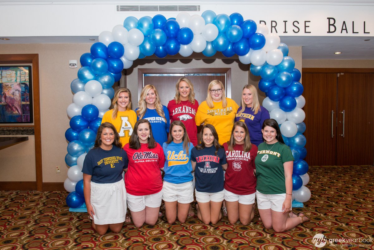 GreekYearbook's tweet photo. #ADPiLS photos are ready! Find & tag yourself on facebook! https://t.co/wZ9fkSdhbt @AlphaDeltaPi #adpishines https://t.co/uVOHivEcbf