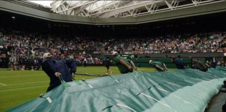 ctbets's tweet photo. Se aplazaron los partidos de hoy a causa de la lluvia en wimbledon 🌂🌧🌧🌧 https://t.co/prSmSldxbb