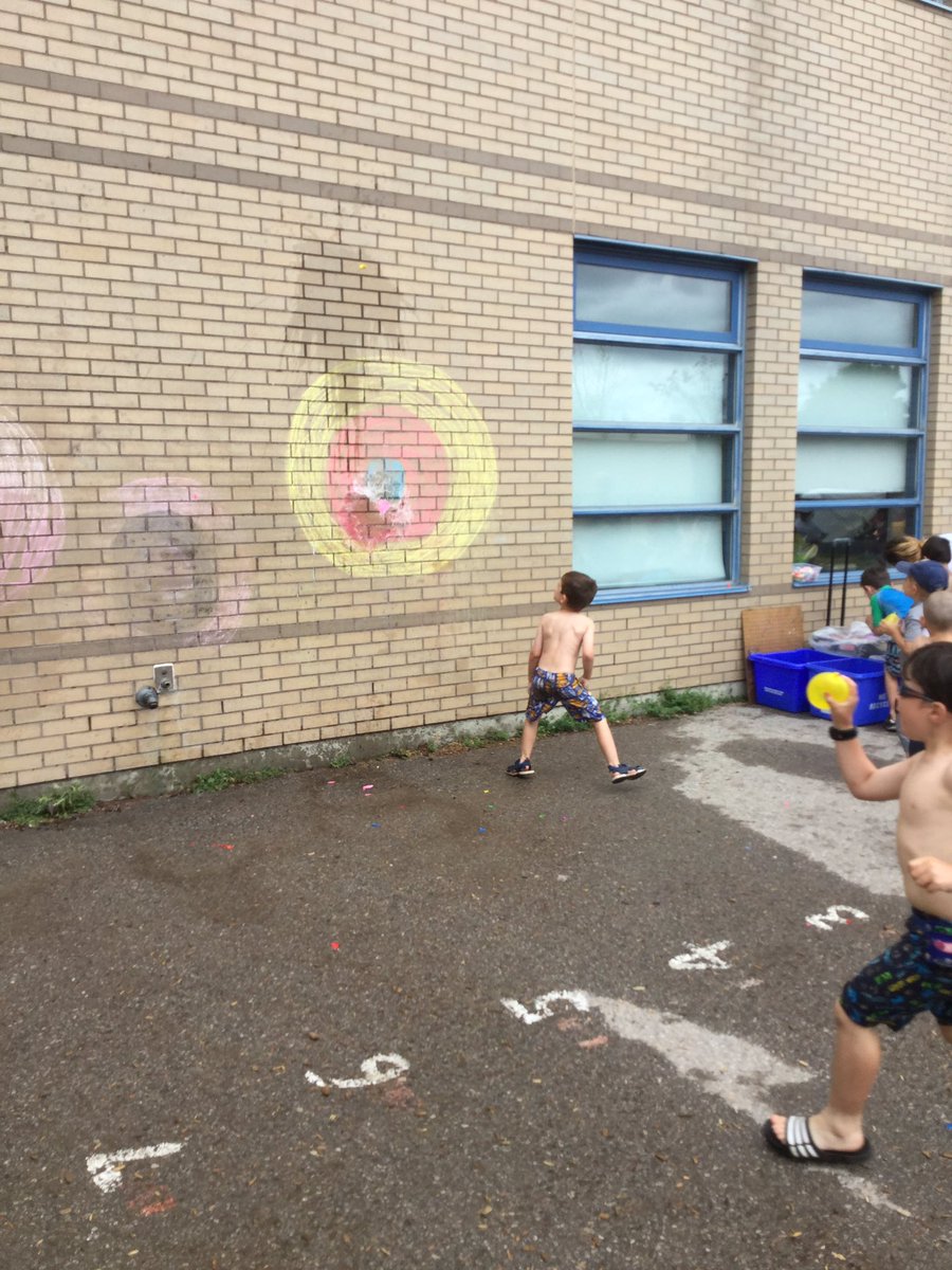 MsBandC's tweet photo. Hitting the targets with water balloons! #FuninTheSunDay https://t.co/RlbucRpvg9