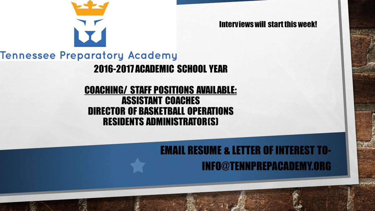 tennprepacademy's tweet photo. 2016-2017 Academic School Year! https://t.co/NmeRBo5rQ1