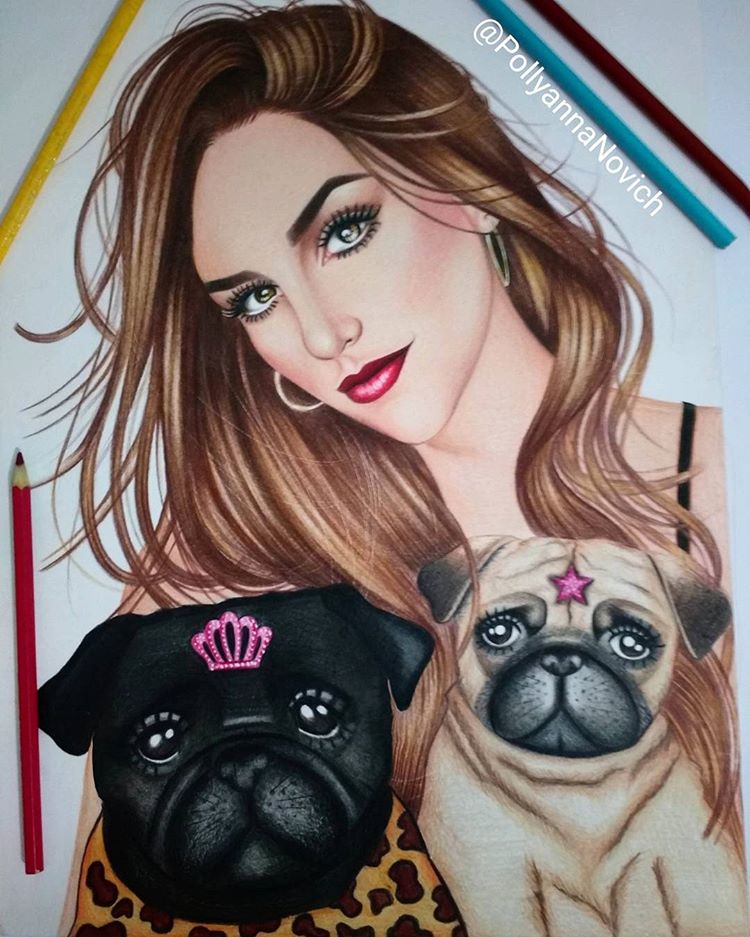 pollynovich's tweet photo. Oi oi gente! Desenho da @Kefera com as suas filhas finalizado!! Espero q gostem e ela também ♥ Vamos fazer ela ver!! https://t.co/ZvMxaVTGiM