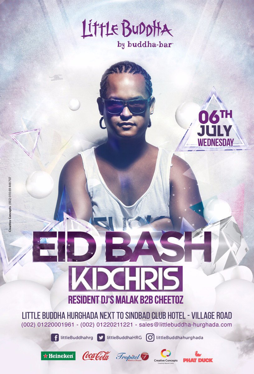 PhatDuckAgency's tweet photo. July6th at @LittleBuddhaHRG 🎉🎉 @deejaykidchris @DEEJAYCHEETOS &amp; Malak! #party #redsea #hurghada https://t.co/RsNg0ytvvt