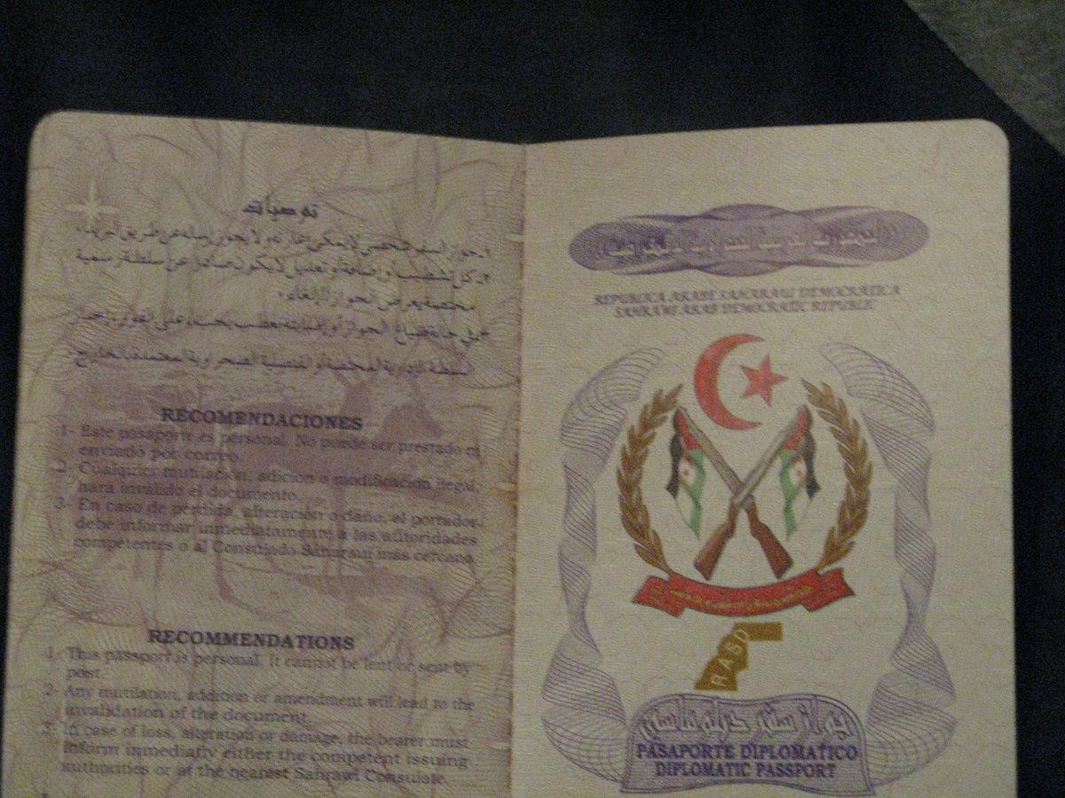 Hamada__J's tweet photo. #WesternSahara 🇪🇭 #SADR #RASD🇪🇭#Passport #Diplomacy 💼 #SaharaOccidental  #SaharaLibre 🔝🔜 🇼️🇪️🇸️🇹️🇪️🇷️🇳️ 🇸️🇦️🇭️🇦️🇷️🇦️ https://t.co/3UPoJoArpv