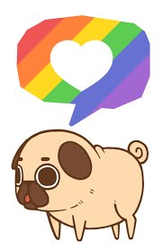 NoquiPug's tweet photo. #Pride #PrideDay #PridePug https://t.co/XPSFv8nk6I