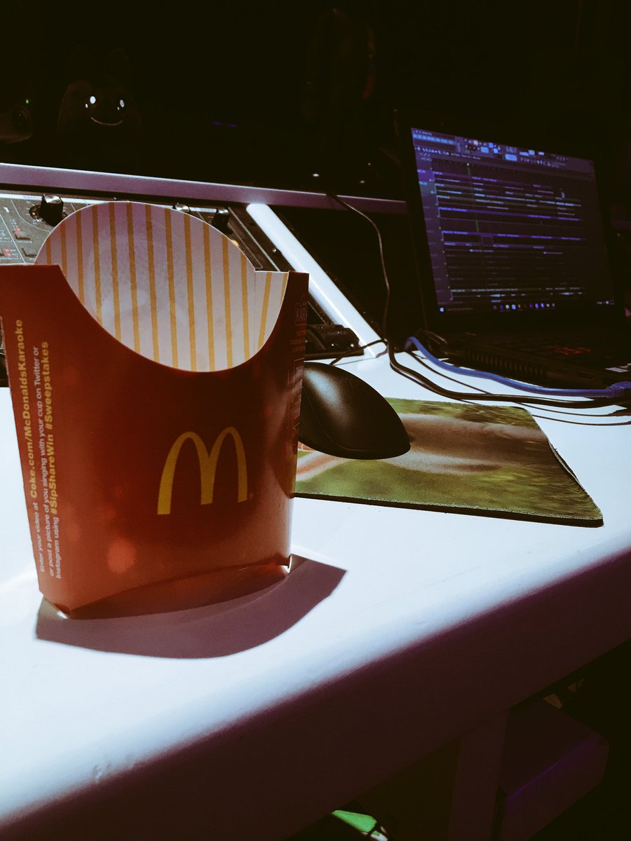 Can't go wrong with some fries while at work 😍