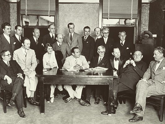 SeekingOurStory's tweet photo. Circa 1927 #MaryPickford and the rest of the founders of @TheAcademy #getherintheroom #womenmakemovies #filmherstory https://t.co/vboKOYiAZd
