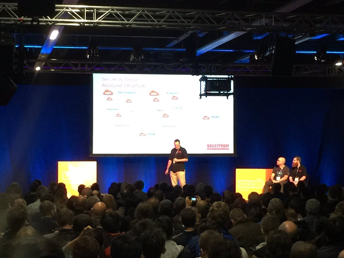 CloudHouseNZ's tweet photo. @jvincentnz presenting security on #AWS with @Xero at #AWSSummit. https://t.co/K2Y13VTora