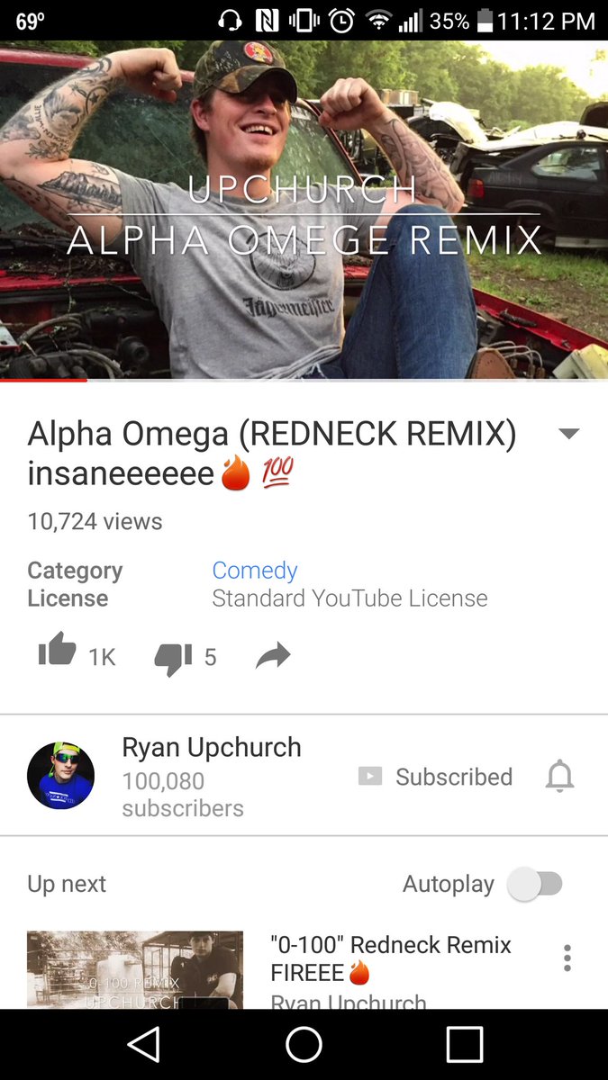 veith51's tweet photo. @UpchurchRHEC little over 100k subs on youtube! Keep on that grind bro! https://t.co/HCNkjMTtZr