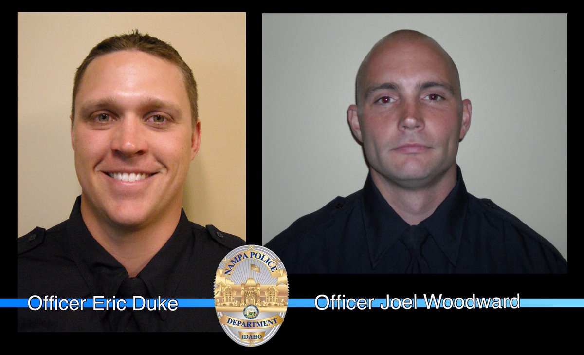 NampaPolice1's tweet photo. @IPTLords @GregKreller DUKE = Woodward's human partner. DRAKE = Woodward's K9 partner #Woodward600 #Duke621 #K9Drake https://t.co/xKZfvuBWT9