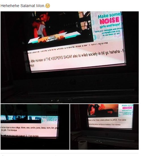 JuliusLabanos's tweet photo. post by Myra Catalan, greetings ng mga monsters sa myxx, salamat po,  bigyan ng labanos :) @RobyMontellano https://t.co/vso4pYrzHf