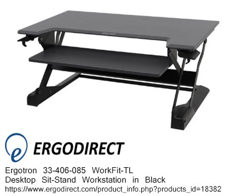 ErgoDirect's tweet image. #ergodirect - Ergotron Standing Desk Converter. ergodirect.com/product_info.p…