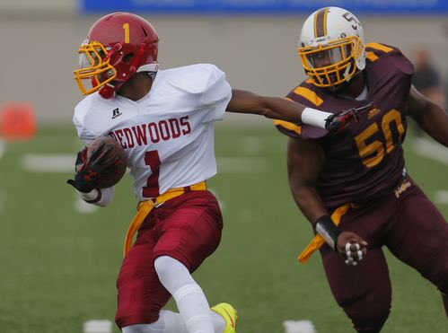 JUCOFFrenzy's tweet photo. .@justdoitday_ Davion Curry JUCO CB C/O 2017. 5'10 180. Redwoods JC. HL https://t.co/xaVN8cvlWT https://t.co/WHlLUSlx7L