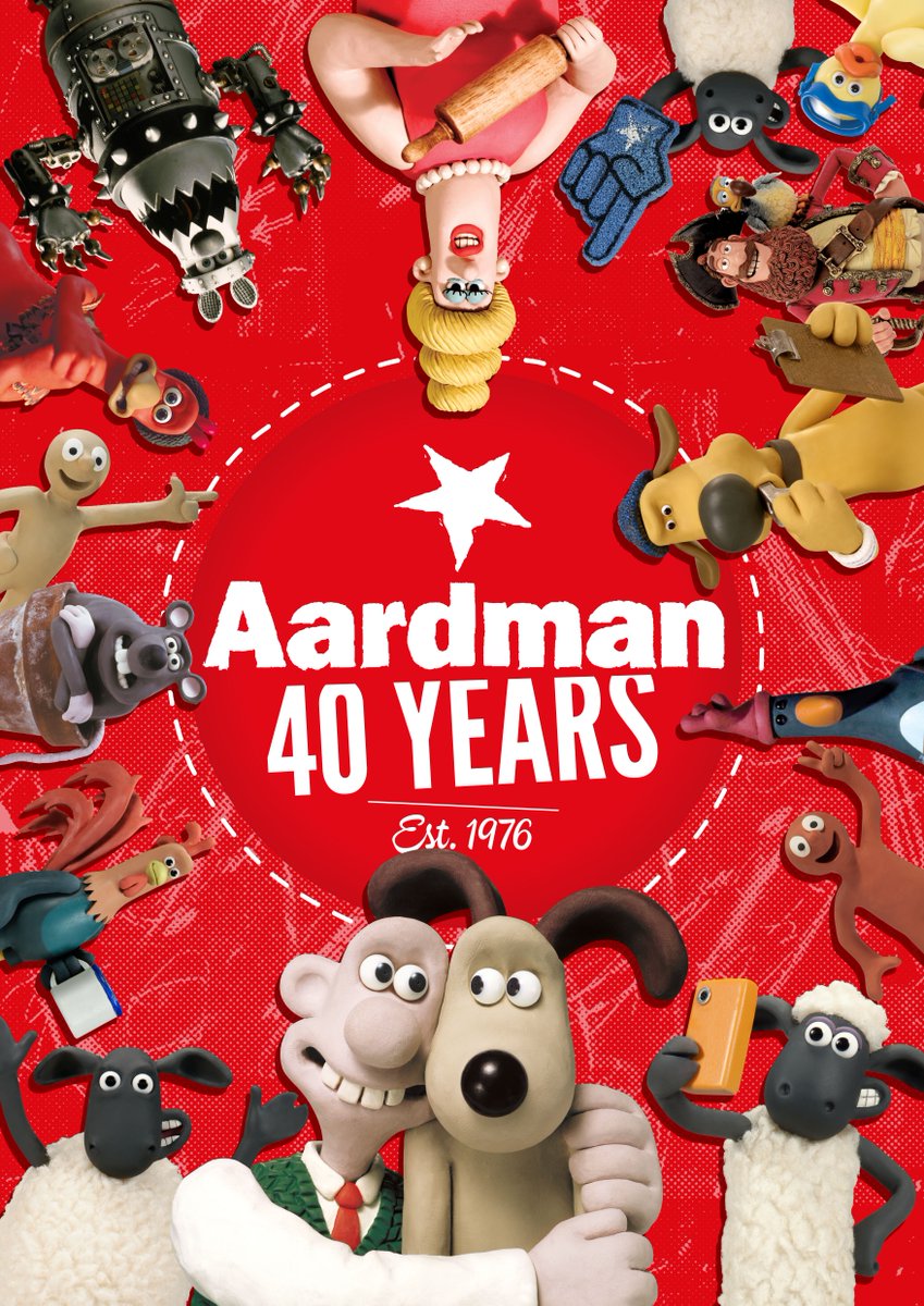 ショーンを生み出したアードマン・アニメーションズの設立40周年を