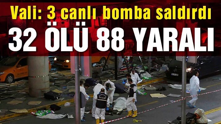 Atatürk Havalimanı'ndaki saldırıyı şiddetle kınıyor, ölenlere Allah'tan rahmet, yaralılara acil şifalar diliyorum...