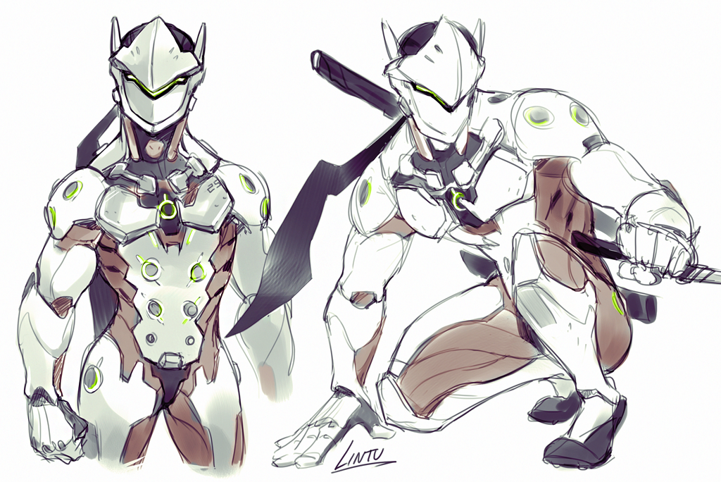 some genji studies.