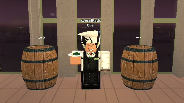 JosefRad_ROBLOX's tweet photo. The new and the best chef @SorosRBLX #BestChef24/7 https://t.co/m0QMERzmgE