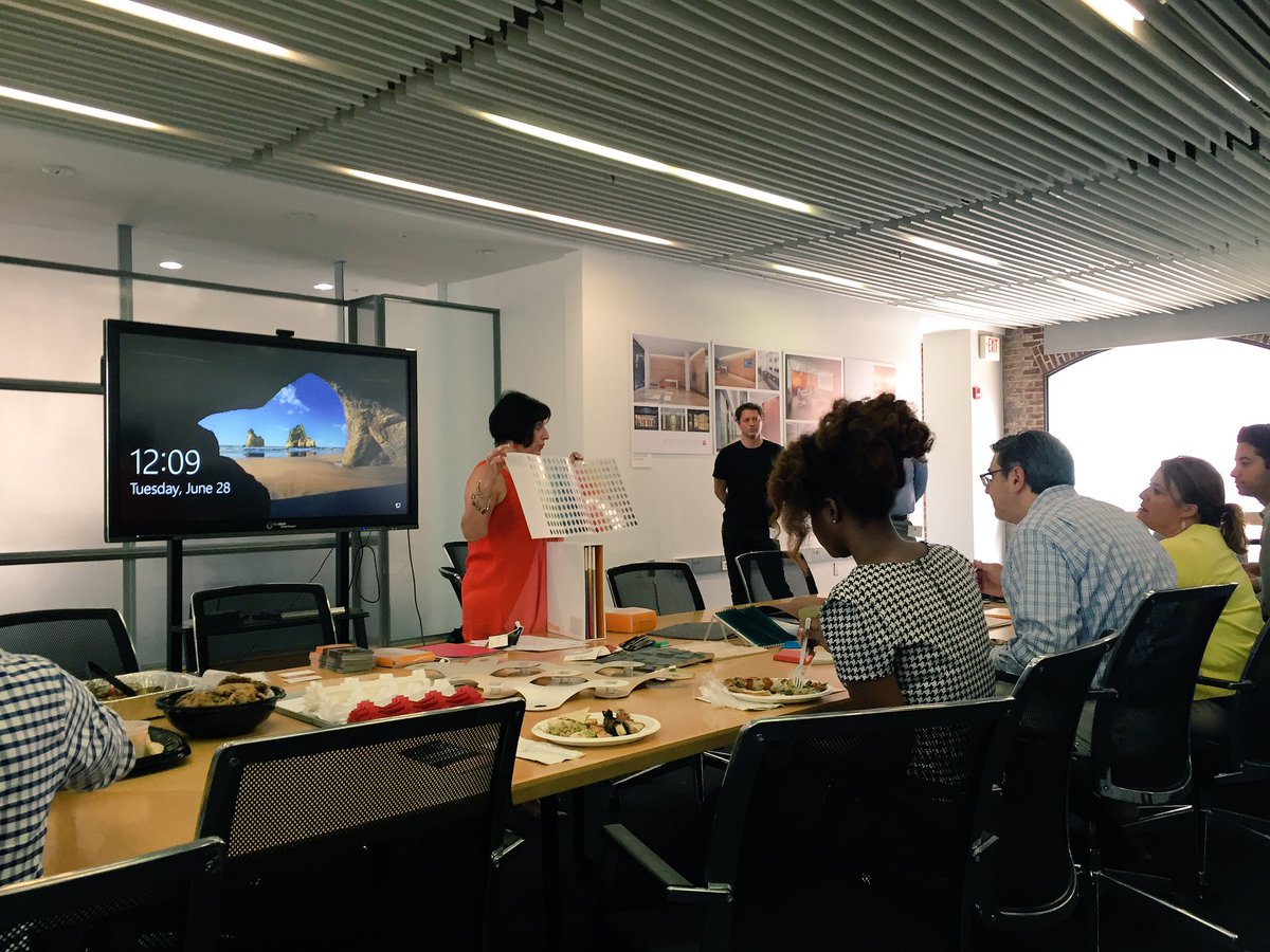 Studioby3form's tweet photo. Sharing our #acoustics #CEU with HOK in D.C.! #architecture #design https://t.co/xAIh3QOXv0