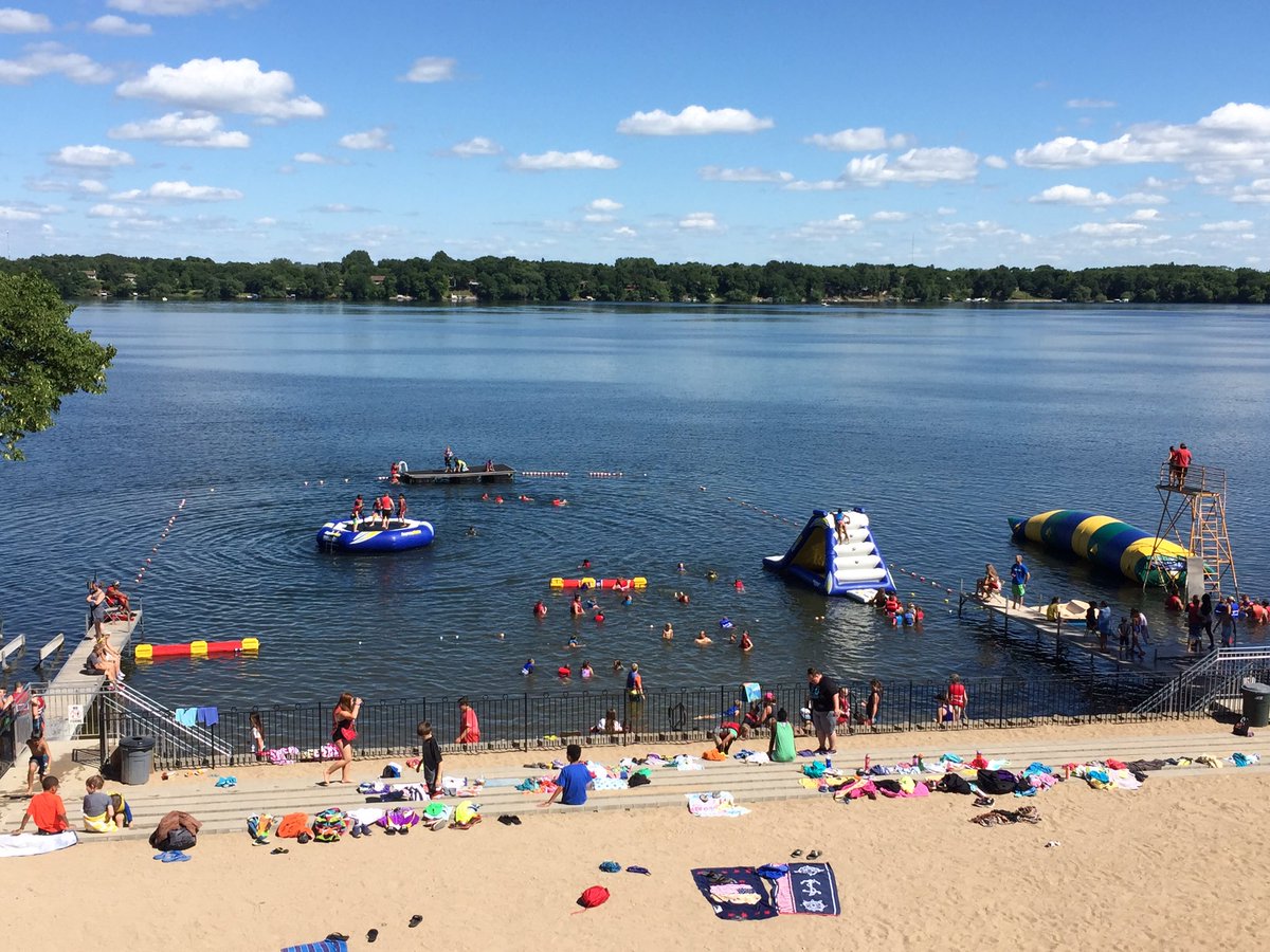 aarondcole's tweet photo. Waterfront fun @AG_Kidmin #mnkidmin Kids Camp! #mnninjawarrior Day 2 😎 https://t.co/cZM3IyGRWI