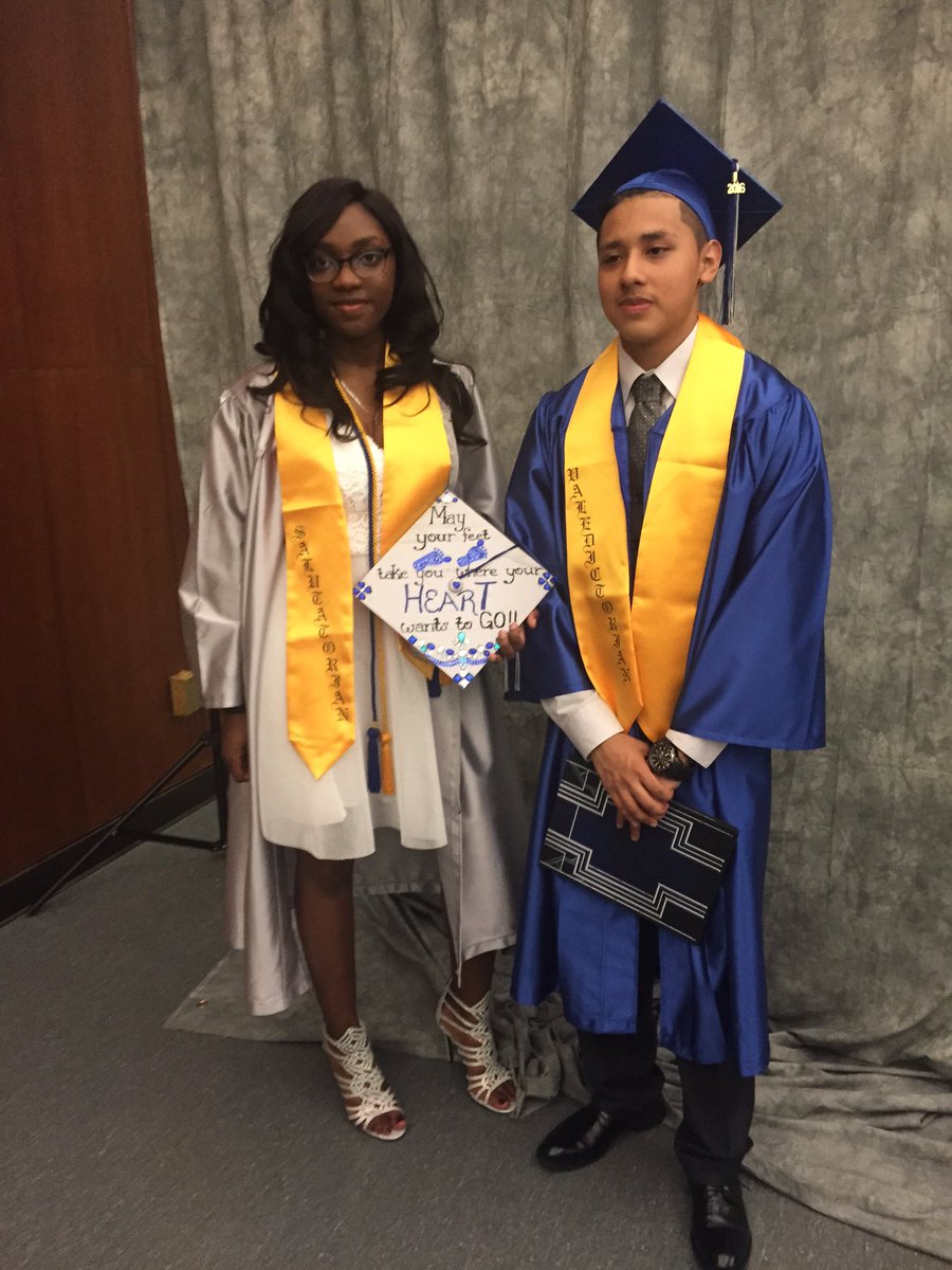 SarahScrogin's tweet photo. 2016 Senior Knights' salutatorian and valedictorian! So proud of all of our grads! #communityschoolswork https://t.co/rJ1AeAfG6k