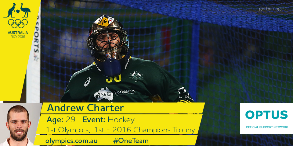 Protecting the goals at Rio will be <a href="/Andrewcharter/">Andrew charter</a> in his Olympic debut!

bit.ly/AndrewCharter #OneTeam