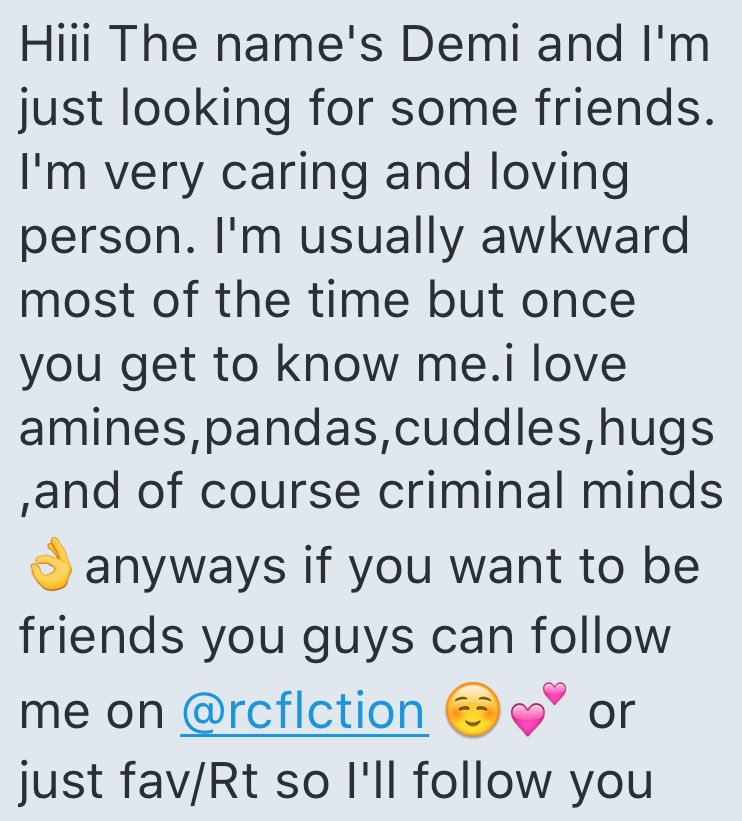ConfessionFakes's tweet image. Meet Demi!