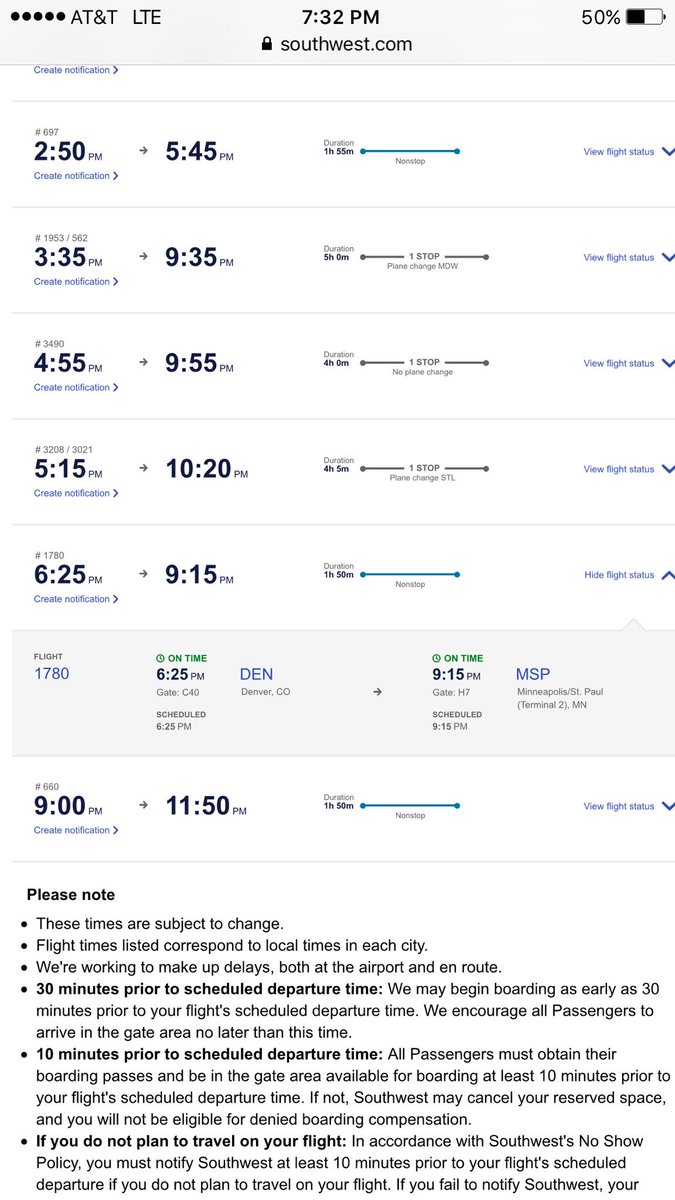 Djoiner5's tweet photo. @SouthwestAir can ya update the times? Have not boarded yet, it is not "on time" https://t.co/bhnitjv1E9