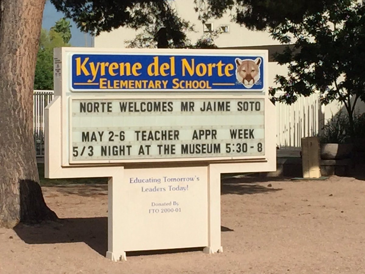 csdjsoto's tweet photo. On July 1 I leave @CartwrightSD to  @KyreneSD. Will miss outstanding staff at @tarverschool. Find me @kyrenenorte_JS https://t.co/q9iLnTaV69