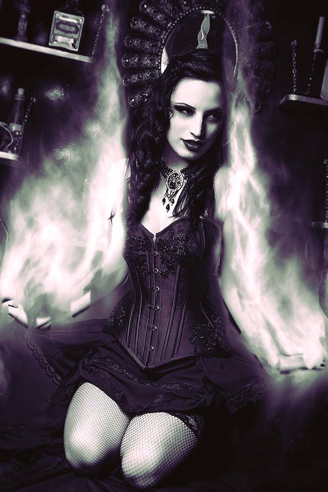 DarkFantasyMaga's tweet photo. Model: Kali Noir Diamond
 Made by Derick A Page 
 #darkfantasymagazine
 #gothic https://t.co/kMZSfe9VPx