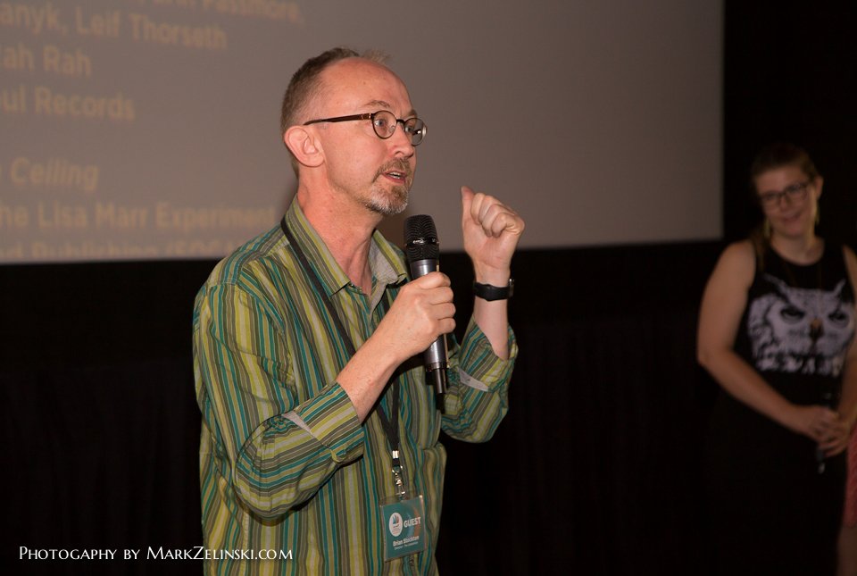 theOFFA's tweet photo. #OFFA2016 recap: Writer/Director @brianstockton Q&amp;A for his film THE SABBATICAL talks working with Improv in a film. https://t.co/x05ao2xh27