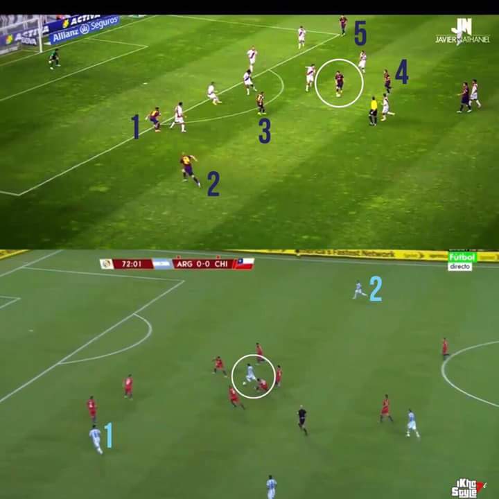 Mmfava77's tweet photo. #mejordenoche aca esta la misma foto desde otro plano Para que se vea que no esta trucada la otra. Messi juega solo. https://t.co/LZV062hv7m
