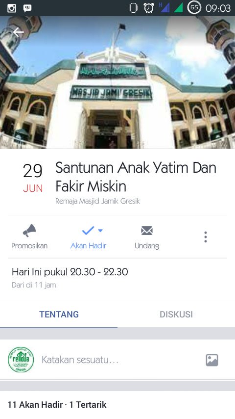 Agenda Remaja Nanti Malam, monggo merapat akhi wa ukhti