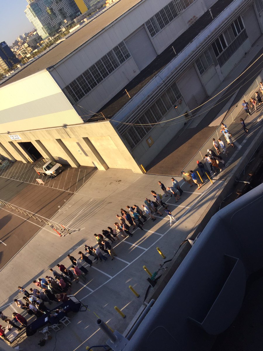 Mapbox's tweet image. We're speeding up the line! #mapboxesriuc #EsriUC