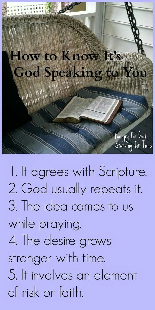 AuthorWalters's tweet image. Know when God is speaking to you #HowToTell when God is speaking to you.