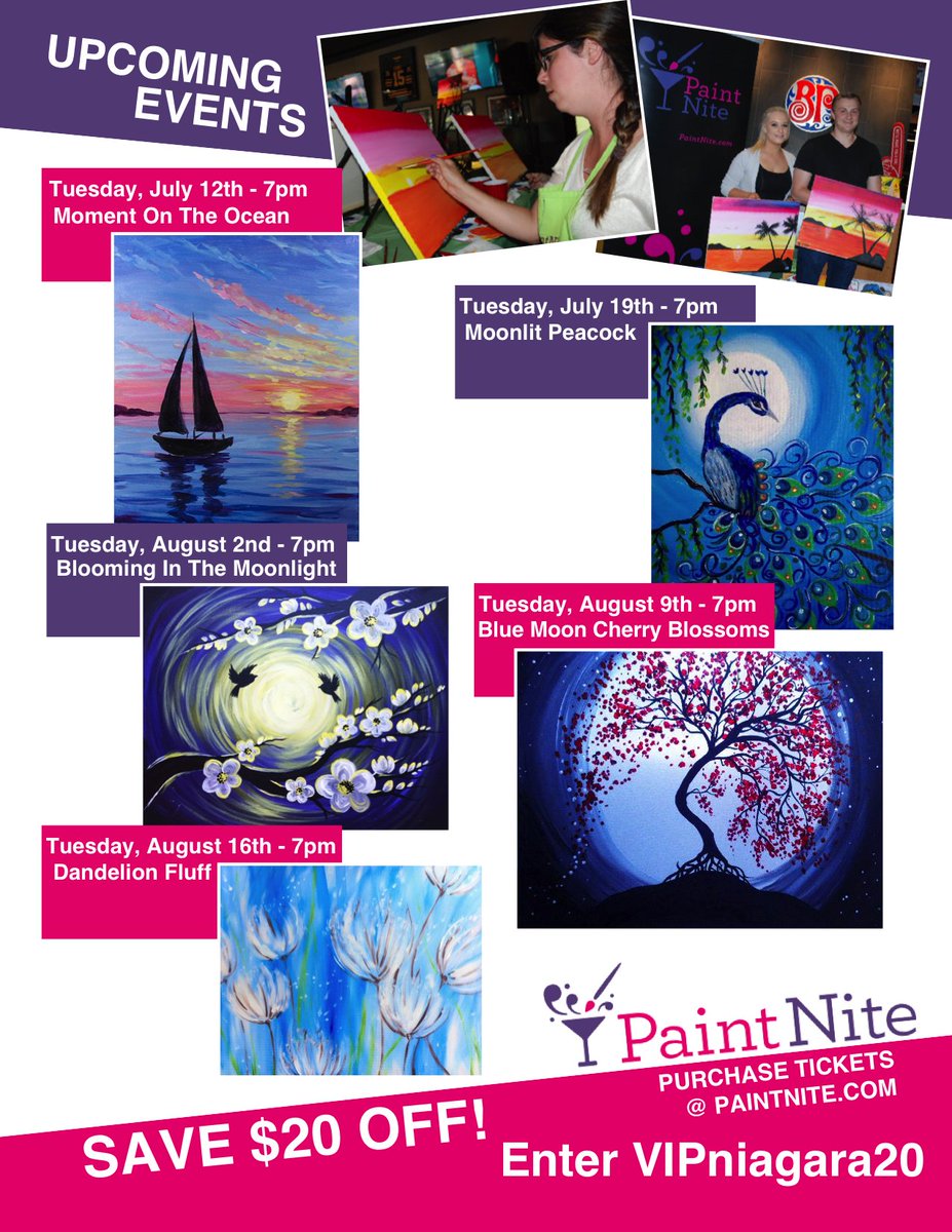 Paint Nite Niagara (PaintNiteIAG) Twitter