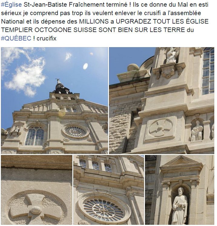 DavidMistick's tweet photo. Que ce passe t-il sous Église ST-JEAN Baptiste ? #BORN #Spotted #Quebec #TOPEAU enquête ici https://t.co/8045ahdUEc https://t.co/DKfmVPzRAa