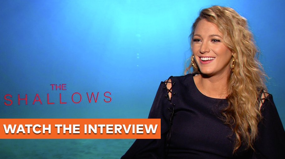 What's it like to work with a 'shark'? Blake Lively talks #TheShallows! Watch: cinplx.co/29dbHPq