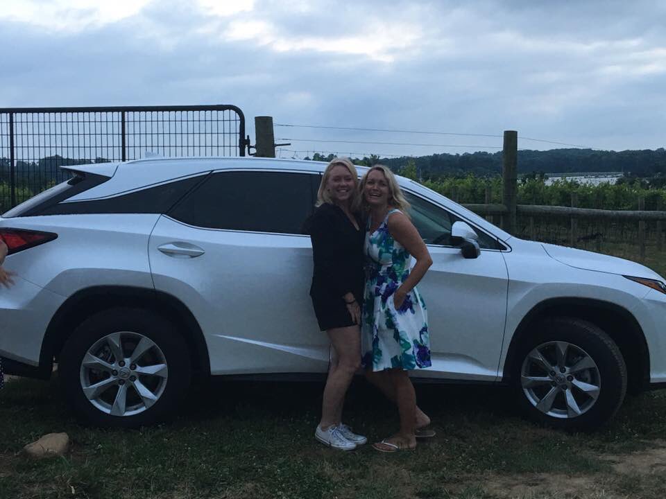 WhitneyKRandF's tweet photo. I'm on the left...my team leader on the right...her Lexus behind us...#teamprana, #teamraff, #myjobrocks https://t.co/T8IYnDw4vN