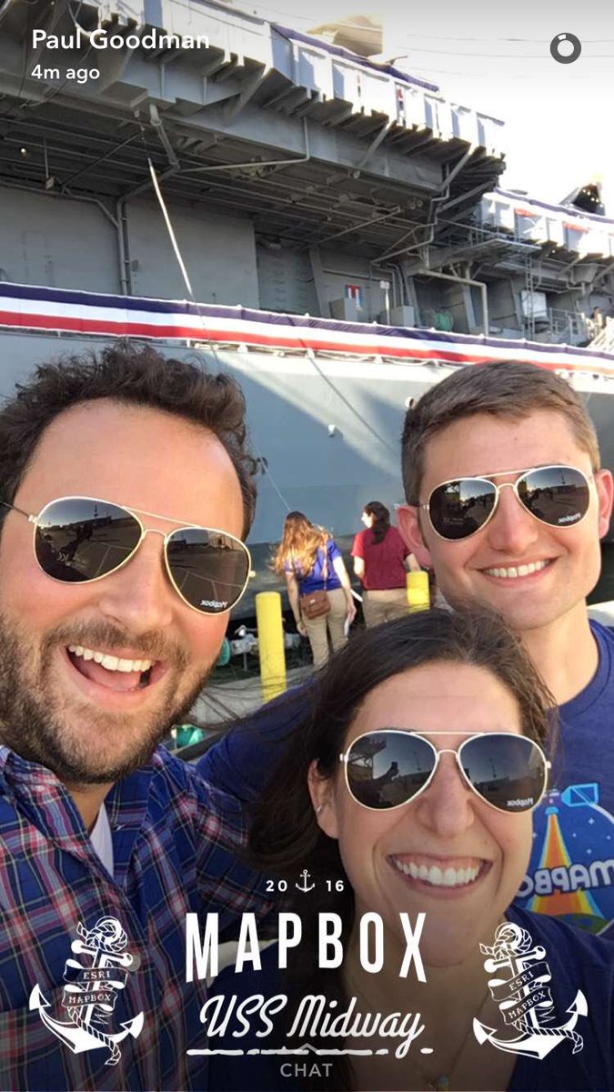 Mapbox's tweet image. Follow the #mapboxesriuc action on snapchat -  👻 username: mapbox