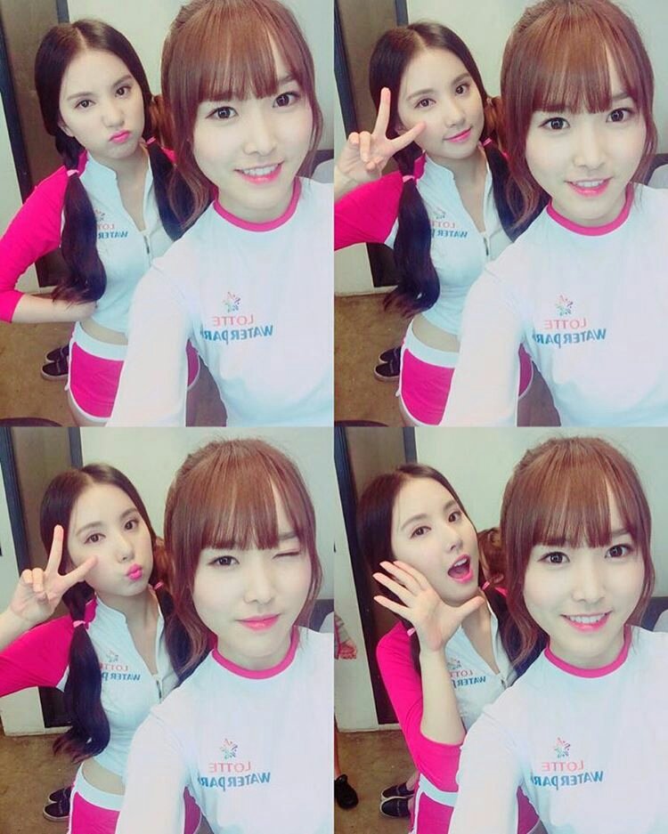 gfriendunited's tweet photo. [IG] Yuju &amp; Eunha ❤ https://t.co/6vZoHcODT3