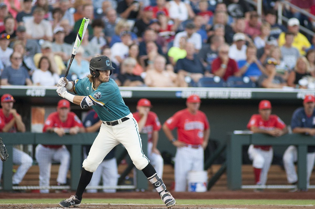 CoastalBaseball's tweet photo. Remillard's last hit was his 99th this year, tying David Sappelt for CCU record. 177 total bases leads the NCAA. https://t.co/c24wg2n01n