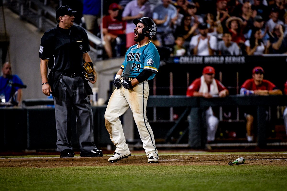 NCAABaseball's tweet photo. The way ALL Coastal fans feel right now... https://t.co/ubiNtZFzc8